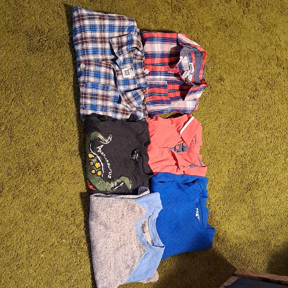 Toddler Boys Lot Of 6 Shirt Size 2t/24 Months